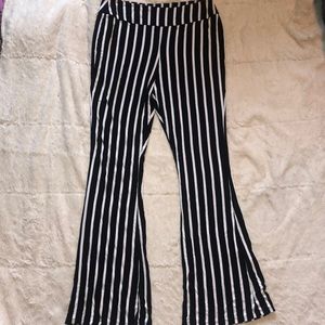 Striped stretch pant